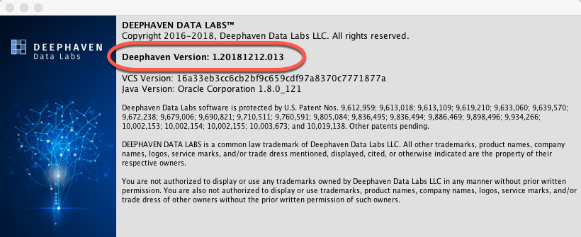 About Deephaven Screen Shot