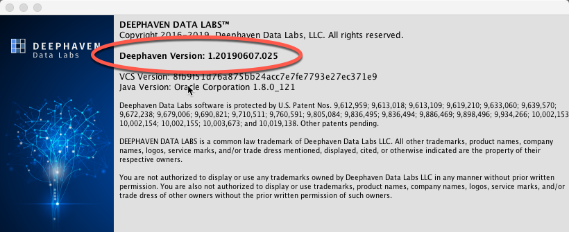 About Deephaven Screen Shot