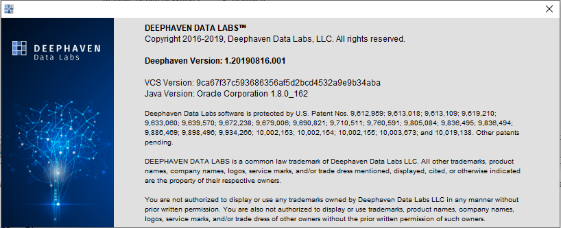 About Deephaven Screen Shot
